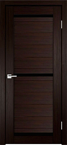 Товар Межкомнатная дверь Легенда Z-4 тон Венге Стекло Лакобель черное